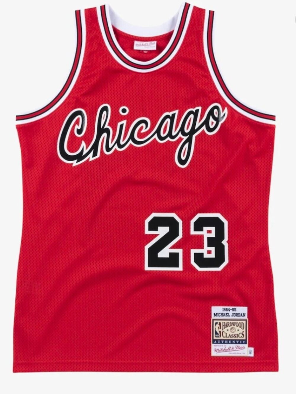 NWT Michael Jordan Chicago Bulls 1984-85 Red Authentic Jersey